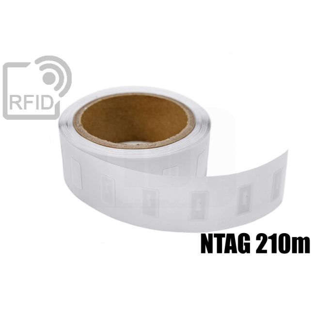 ET22C78 Etichette 12 x 21 mm RFID NFC ntag 210m thumbnail