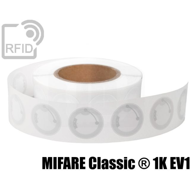 ET23C08 RFID Labels diam. 38 mm Mifare Classic ® 1K Ev1 thumbnail