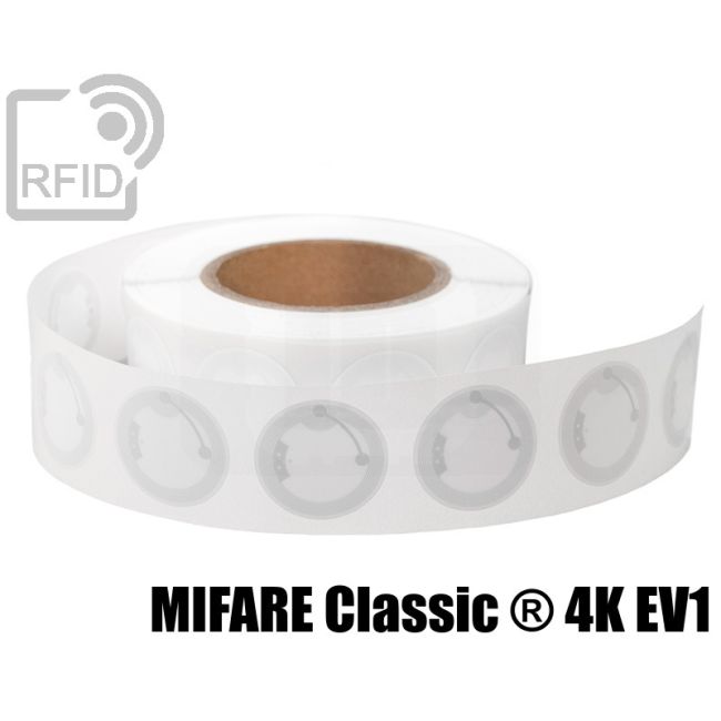 ET23C09 Etichette 38 mm diam. RFID Mifare Classic ® 4K Ev1 thumbnail
