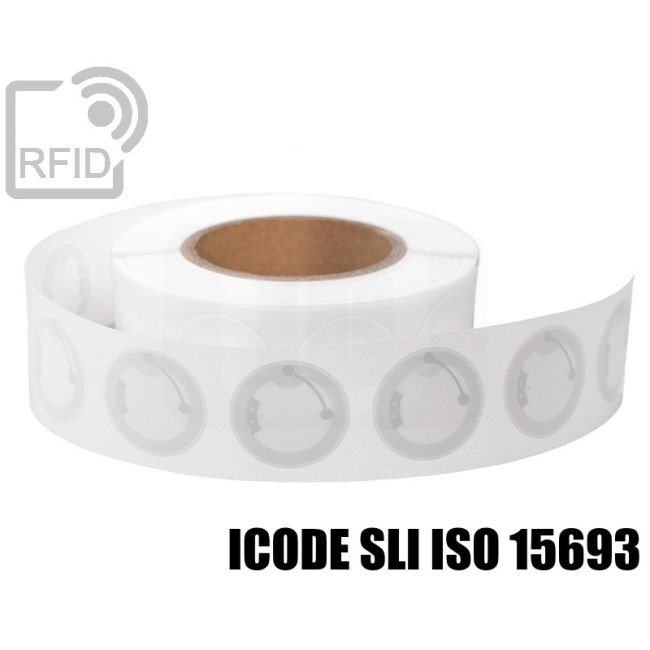 ET23C11 RFID Labels diam. 38 mm NFC ICode SLI iso 15693 thumbnail