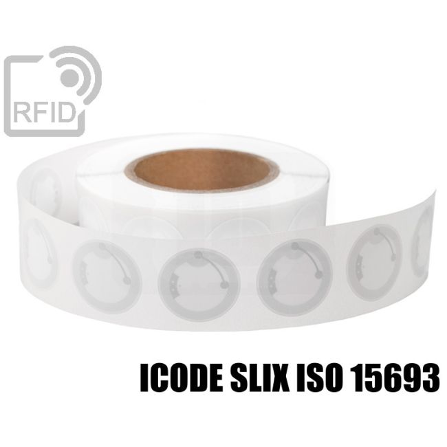 ET23C53 RFID Labels diam. 38 mm ICode SLIX iso 15693 thumbnail