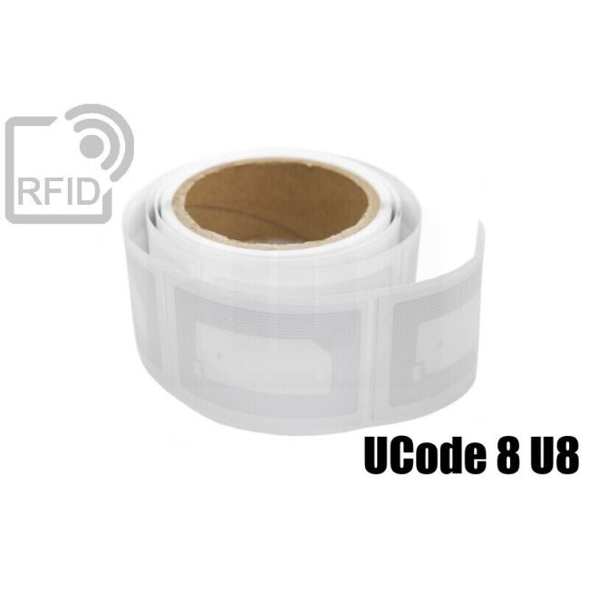 ET25C39 Etiquetas RFID 54 x 85 mm UCode 8 U8 swatch