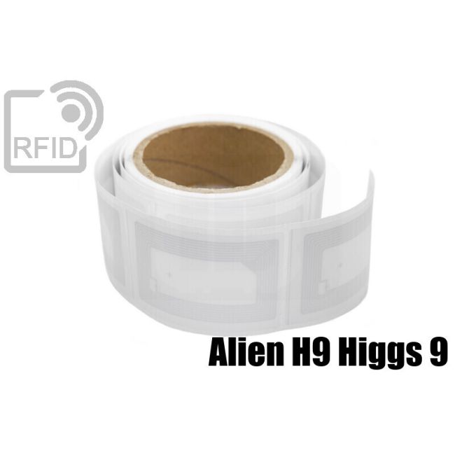 ET25C63 RFID Labels 54 x 85 mm Alien H9 Higgs 9 swatch