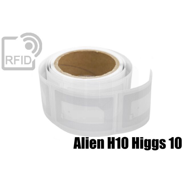 ET25C64 RFID Labels 54 x 85 mm Alien H10 Higgs 10 swatch