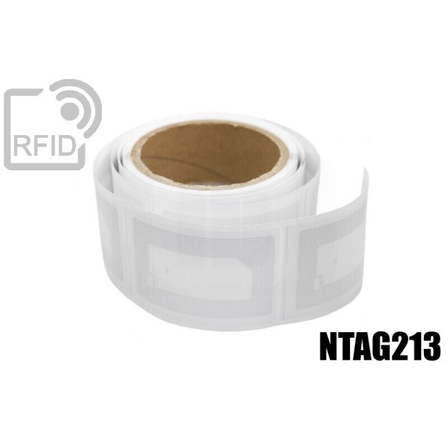ET25C67 RFID Labels 54 x 85 mm NFC ntag213 thumbnail