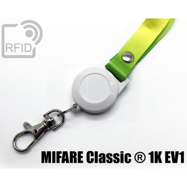 KB03C08 Porte-badge avec cordon sans fil Mifare Classic ® 1K Ev1 thumbnail