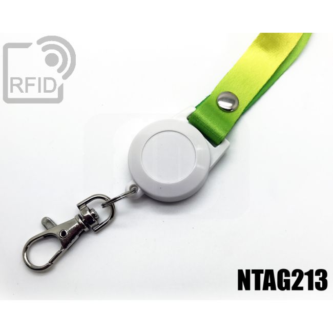 KB03C67 Porte-badge avec cordon sans fil NFC ntag213 thumbnail