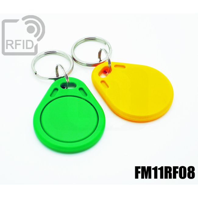 KY01C07 Flat RFID tag keyfob FM11RF08 thumbnail