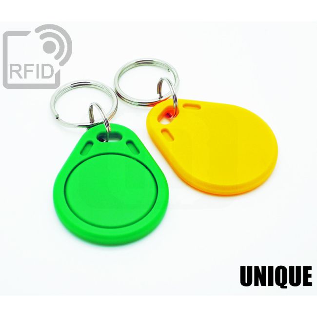 KY01C20 Porte-clés plat avec étiquette RFID Unique thumbnail