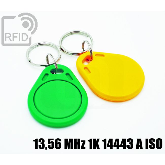 KY01C23 Flat RFID tag keyfob 13