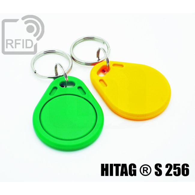 KY01C43 Flat RFID tag keyfob Hitag ® S 256 thumbnail