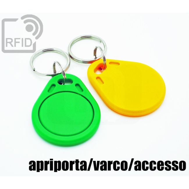 KY01C71 Flat RFID tag keyfob apriporta-varco-accesso thumbnail