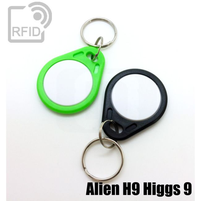 KY02C63 Two-tone flat RFID keyfob Alien H9 Higgs 9 thumbnail