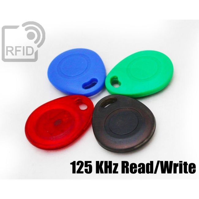KY03C18 Rounded RFID tag keyfob 125 KHz Read/Write thumbnail