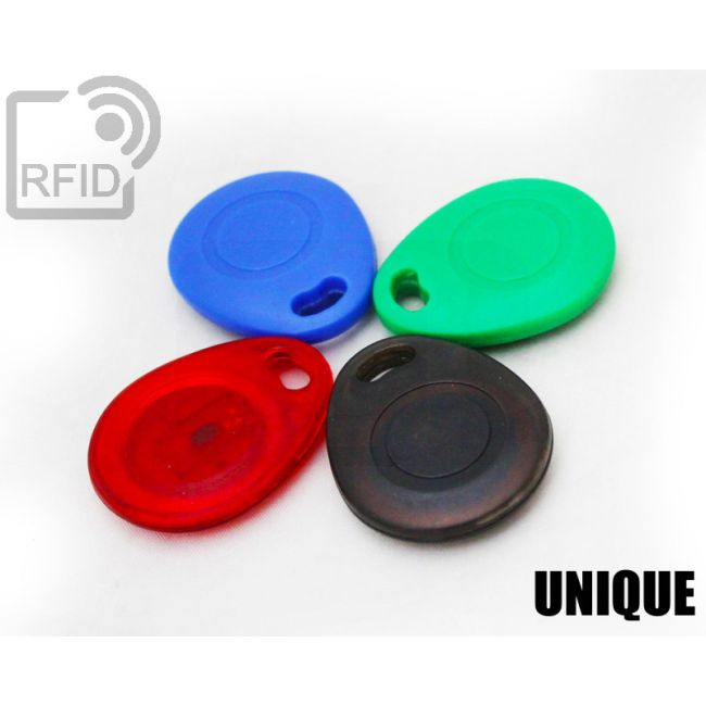KY03C20 Porte-clés rond avec étiquette RFID Unique thumbnail