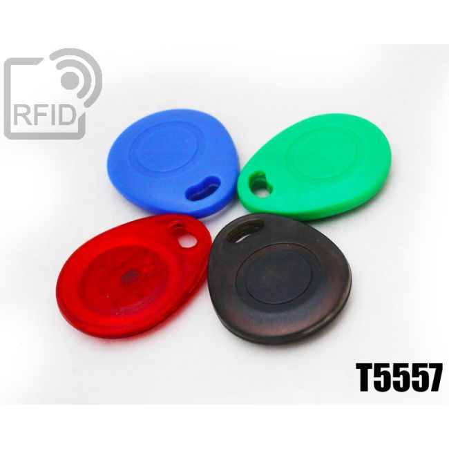 KY03C25 Porte-clés rond avec étiquette RFID T5557 thumbnail