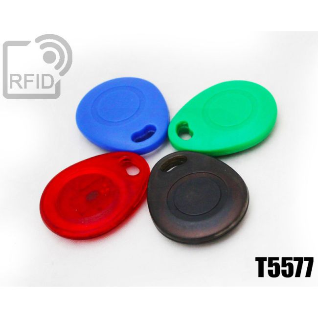 KY03C40 Porte-clés rond avec étiquette RFID T5577 thumbnail