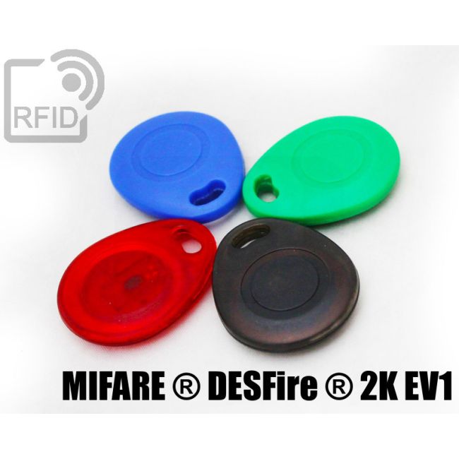 KY03C49 Portachiavi tag RFID bombato NFC ST25TV64K ISO 15693 swatch