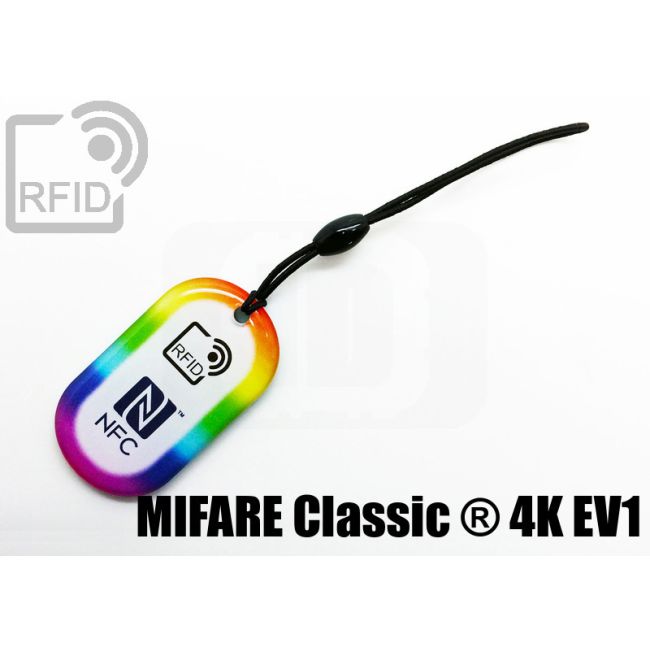 KY04C09 Oval RFID keyfob Mifare Classic ® 4K Ev1 thumbnail