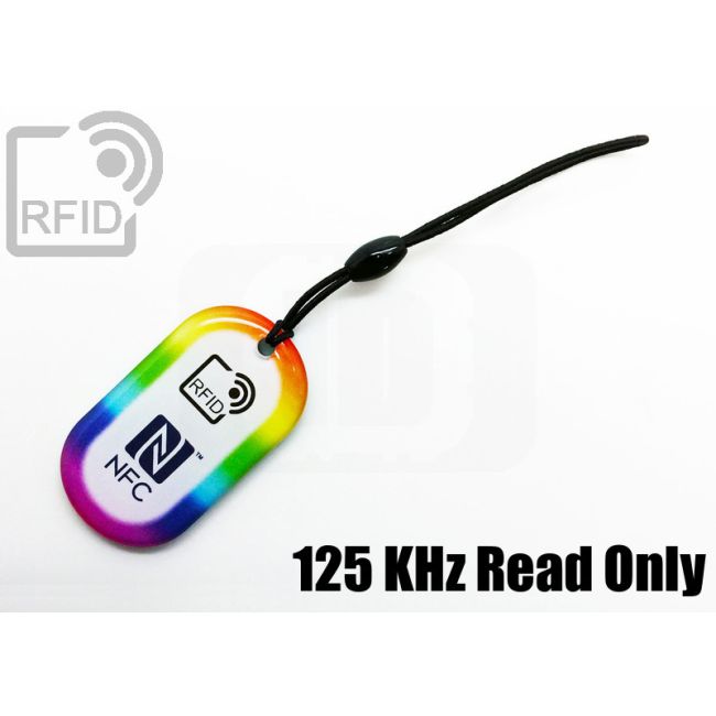 KY04C19 Oval RFID keyfob 125 KHz Read Only thumbnail
