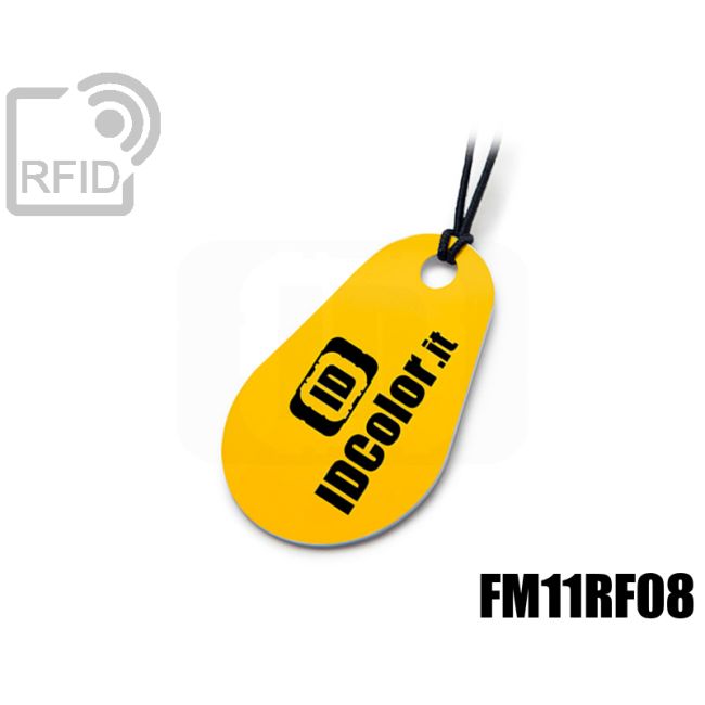 KY05C07 Drop-shaped RFID tag keyfob FM11RF08 thumbnail
