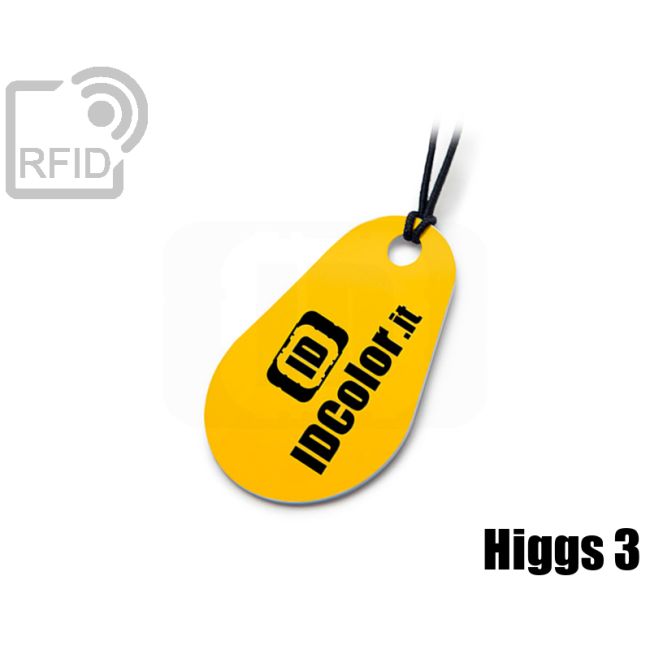 KY05C33 Drop-shaped RFID tag keyfob Alien H3 Higgs 3 thumbnail