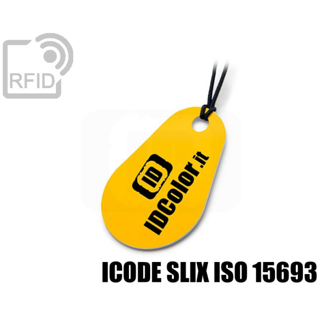 KY05C53 Llavero con etiqueta RFID en forma de gota ICode SLIX iso 15693 thumbnail