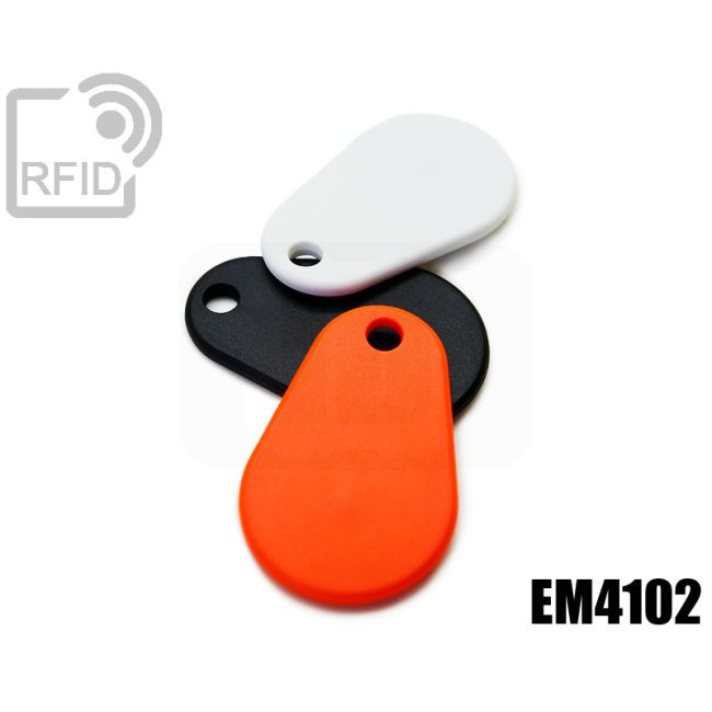 KY06C17 RFID TPU keyfob EM4102 thumbnail