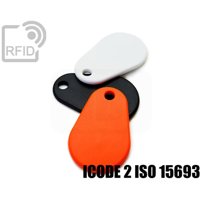 KY06C51 RFID TPU keyfob ICode 2 iso 15693 thumbnail