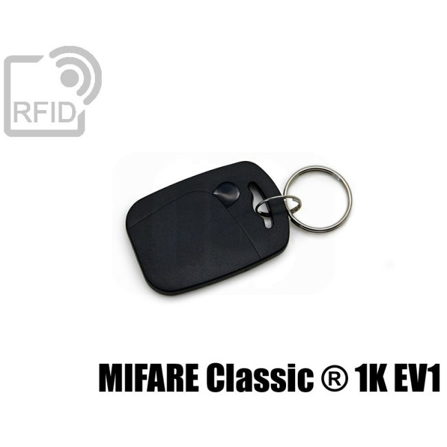 KY07C08 Rectangular RFID tag keyfob Mifare Classic ® 1K Ev1 thumbnail