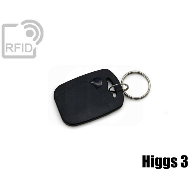 KY07C33 Rectangular RFID tag keyfob Alien H3 Higgs 3 thumbnail