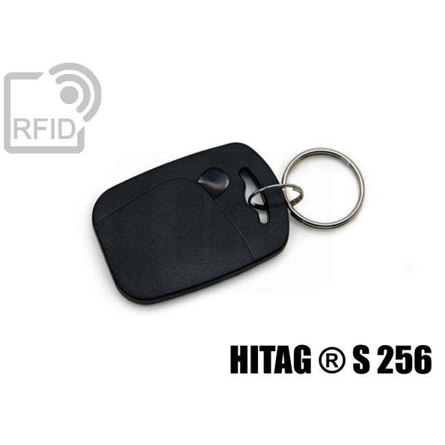 KY07C43 Rectangular RFID tag keyfob Hitag ® S 256 thumbnail