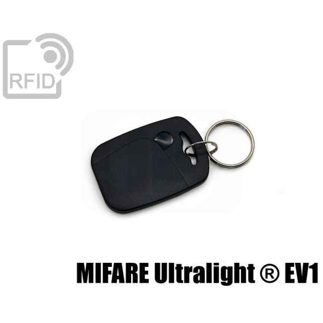 KY07C46 Rectangular RFID tag keyfob NFC Mifare Ultralight ® EV1 thumbnail