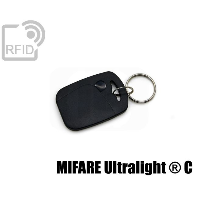 KY07C47 Rectangular RFID tag keyfob NFC Mifare Ultralight ® C thumbnail