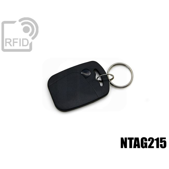 KY07C73 Llavero con etiqueta RFID rectangular NFC ntag215 thumbnail