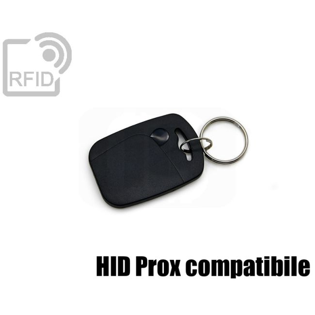 KY07C76 Rectangular RFID tag keyfob HID Prox compatibile thumbnail