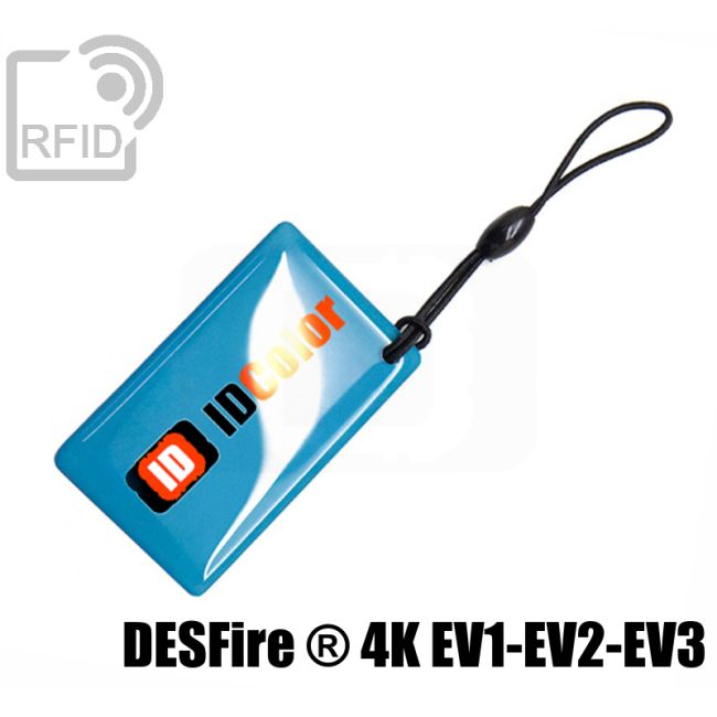 KY10C10 Large RFID keyfob NFC Desfire ® 4K Ev1-Ev2-Ev3 thumbnail