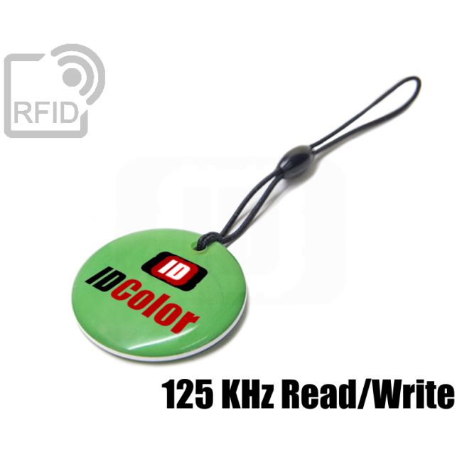 KY12C18 Circular RFID tag keyfob 125 KHz Read/Write thumbnail