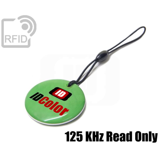 KY12C19 Circular RFID tag keyfob 125 KHz Read Only thumbnail