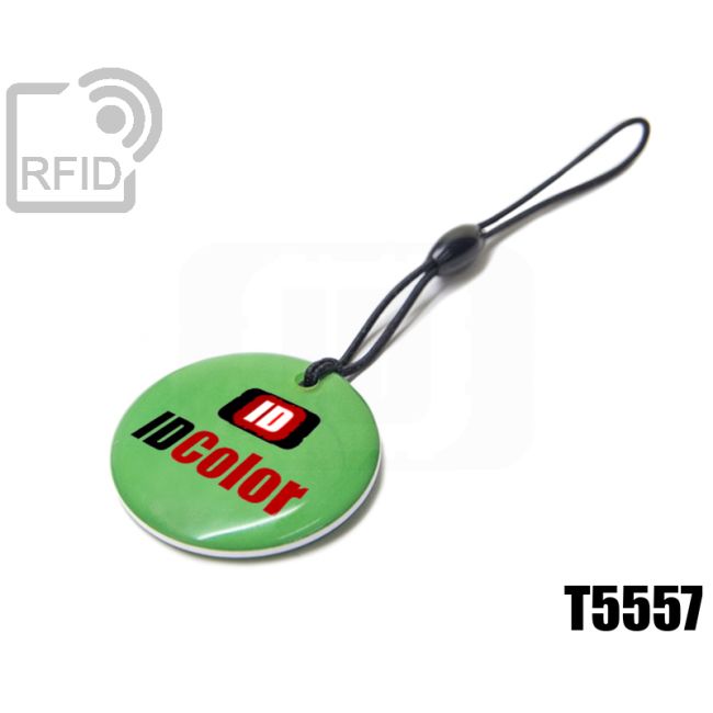 KY12C25 Kreisförmiger RFID-Tag-Schlüsselanhänger T5557 thumbnail