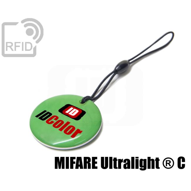 KY12C47 Circular RFID tag keyfob NFC Mifare Ultralight ® C thumbnail