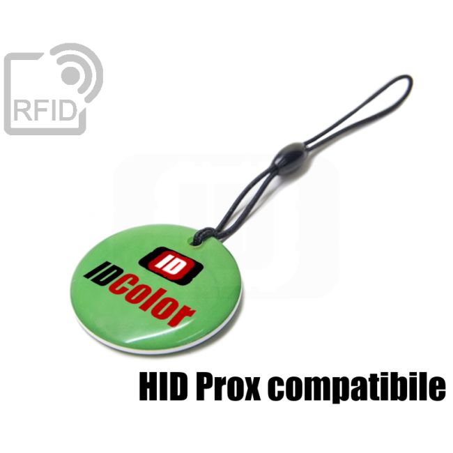 KY12C76 Circular RFID tag keyfob HID Prox compatibile thumbnail