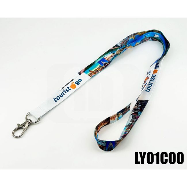 LY01C00 Lanyard a tracolla raso satinato thumbnail
