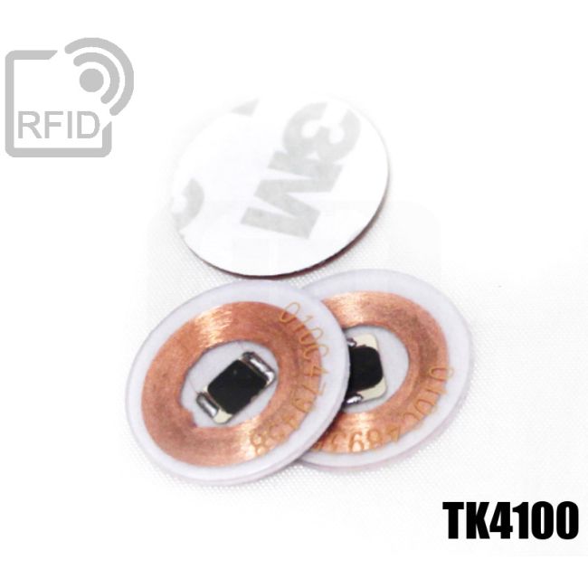 TR01C01 Discos adhesivos RFID transparentes TK4100 thumbnail