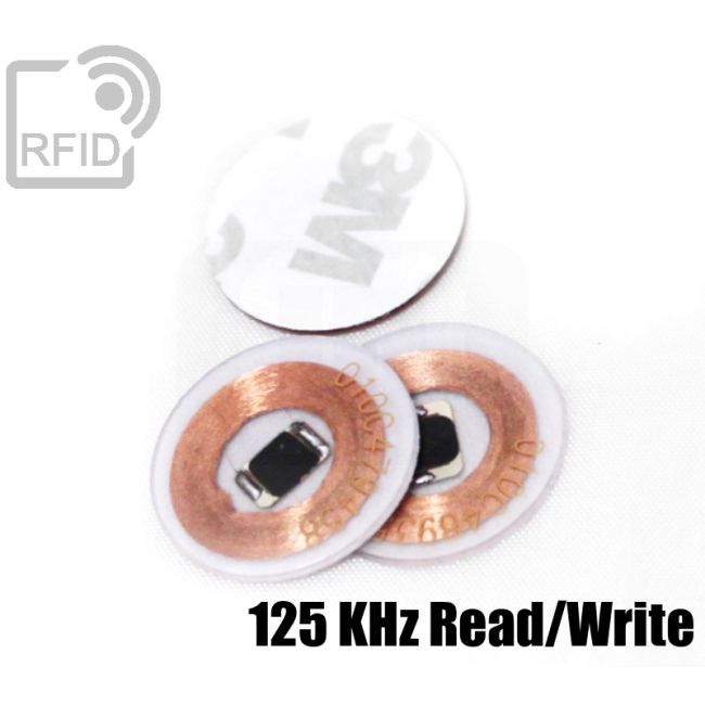 TR01C18 Discos adhesivos RFID transparentes 125 KHz Read/Write thumbnail