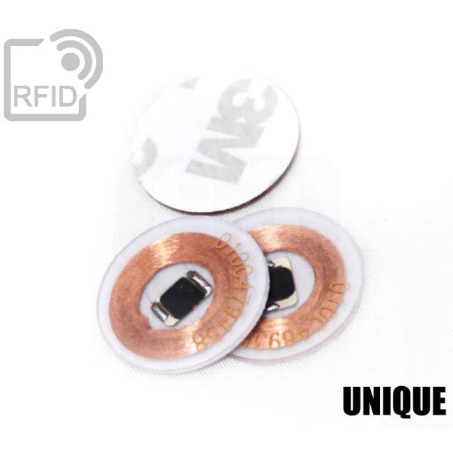 TR01C20 Discos adhesivos RFID transparentes Unique thumbnail
