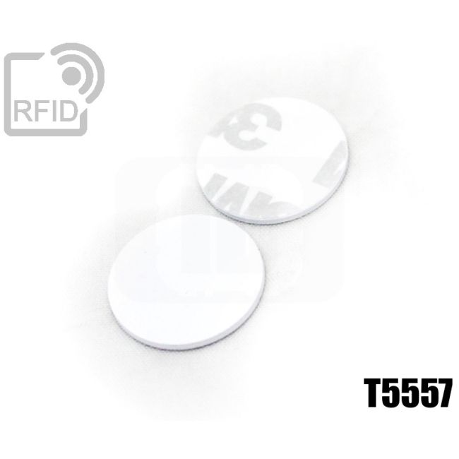 TR02C25 Discos adhesivos RFID de PVC T5557 thumbnail
