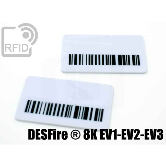 TR04C50 Rectangular RFID tags NFC Desfire ® 8K EV1-EV2-EV3 thumbnail