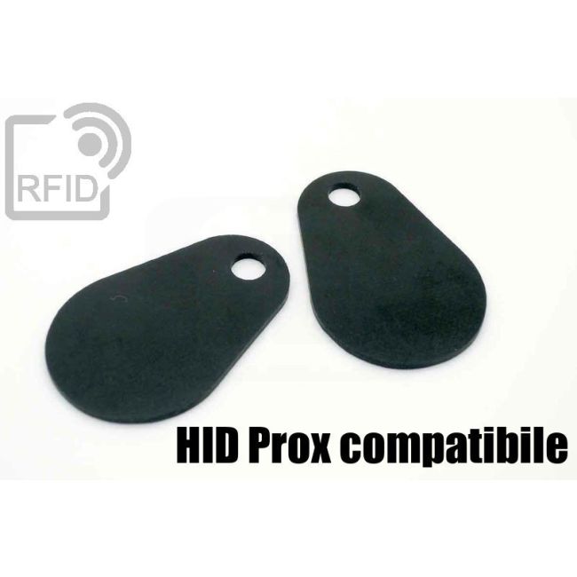 TR05C76 RFID glass fiber tag HID Prox compatibile thumbnail
