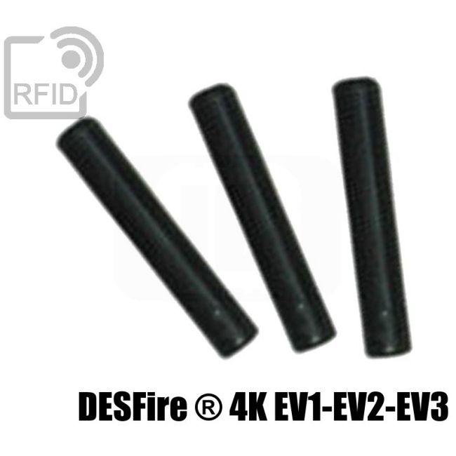 TR08C10 RFID tag tubes NFC Desfire ® 4K Ev1-Ev2-Ev3 thumbnail